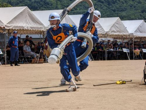 小型ポンプ操法2