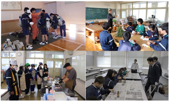 令和7年度　11月7日　職業体験学習（8年生）