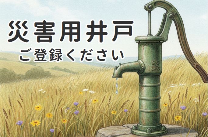 災害用井戸イラスト