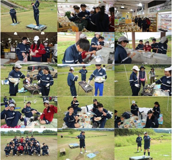 7年生校外学習 Bbq&パークゴルフ